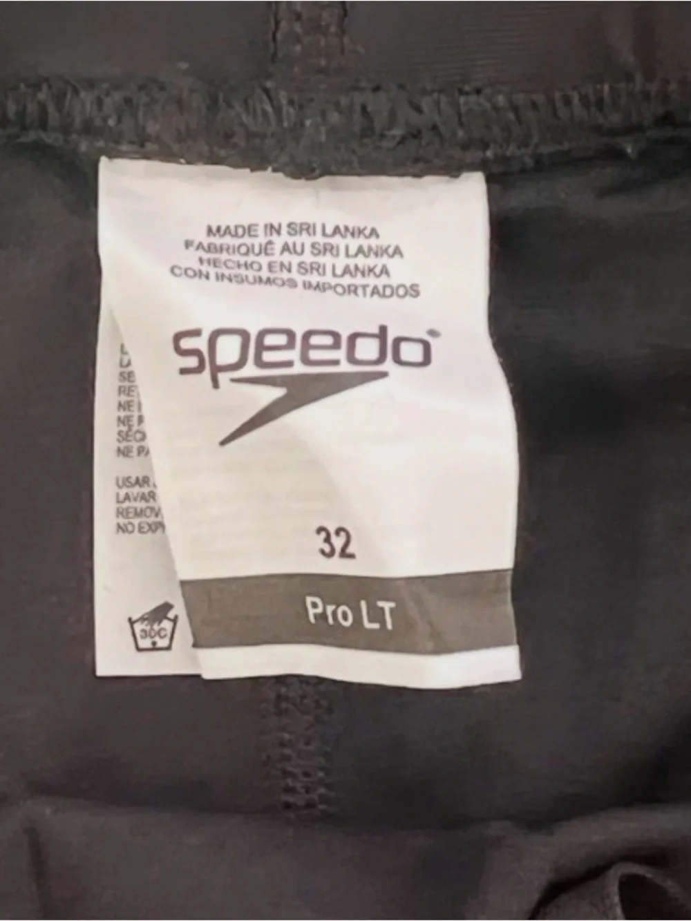Speedo Men's Black Jammer Swim Shorts